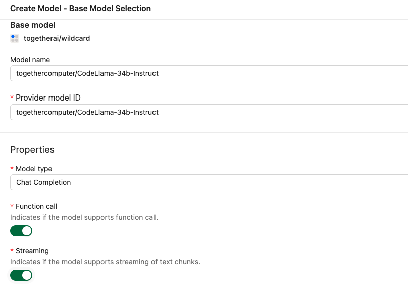 Integrate TogetherAI Models