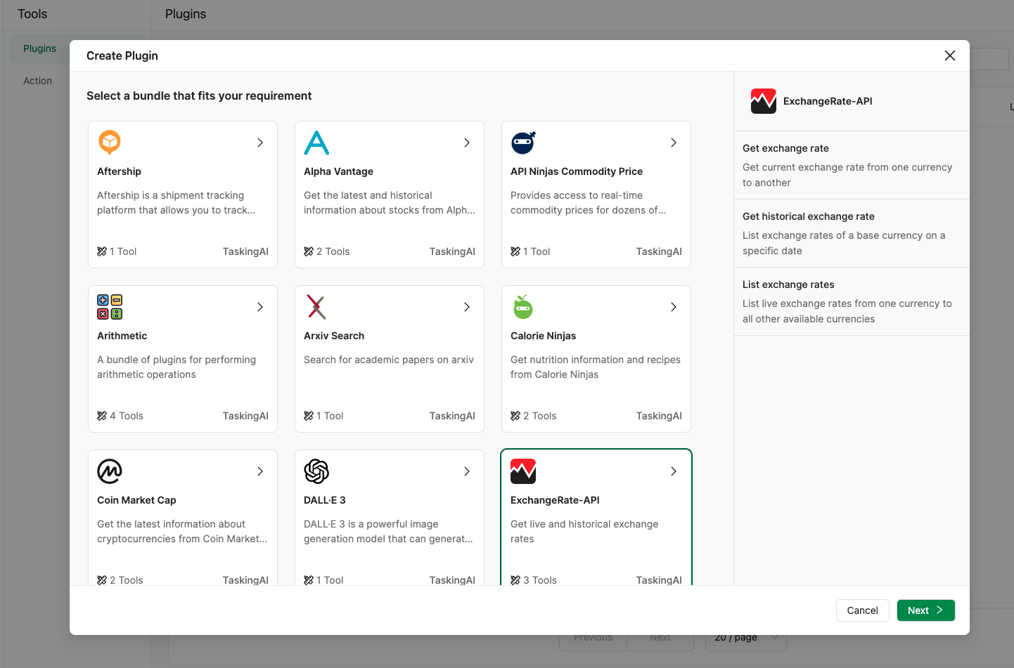 Create bundle and plugin